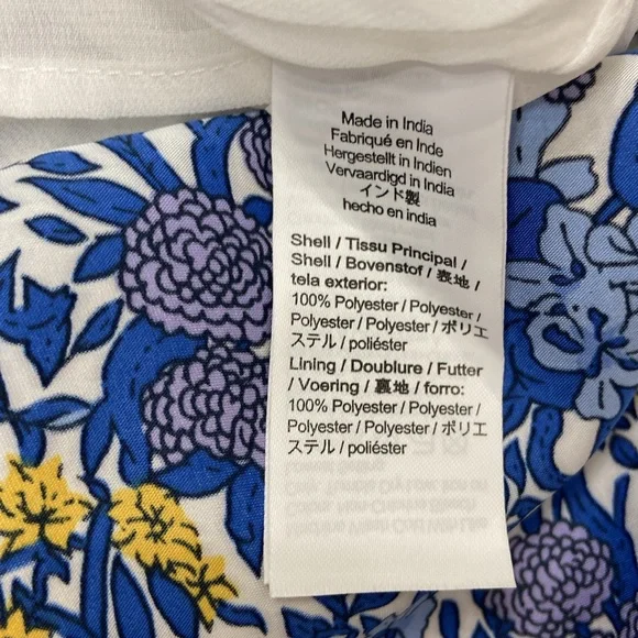 NWOT! $188 V neck Fete floral print midi dress! - Picture 14 of 14